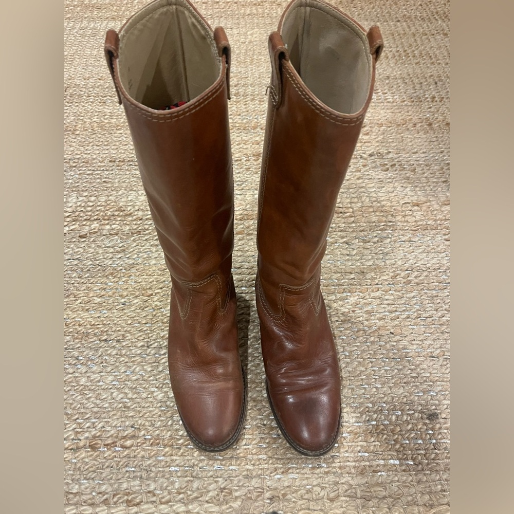 Vintage Jcrew Brown Leather Women's Boots